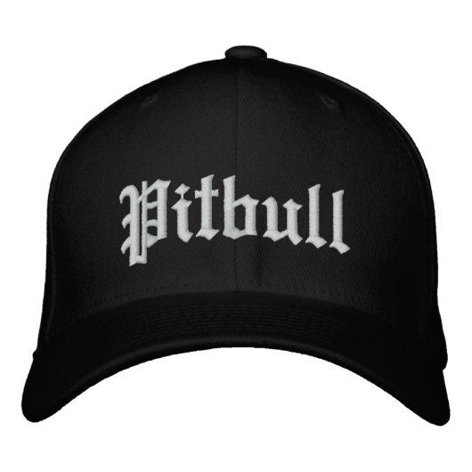 pitbull cap exclusive 刺繍入りキャップ (正面)