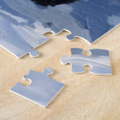 Pitbull Christmas Red Truck Holiday ジグソーパズル (側面)