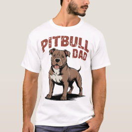 Pitbull Dad Tシャツ