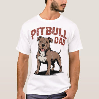 Pitbull Dad Tシャツ