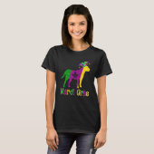 Pitbull Dog Lover Mardi Gras Carnival Jester Tシャツ (正面フル)