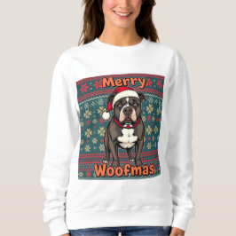 Pitbull Merry Woofmas スウェットシャツ