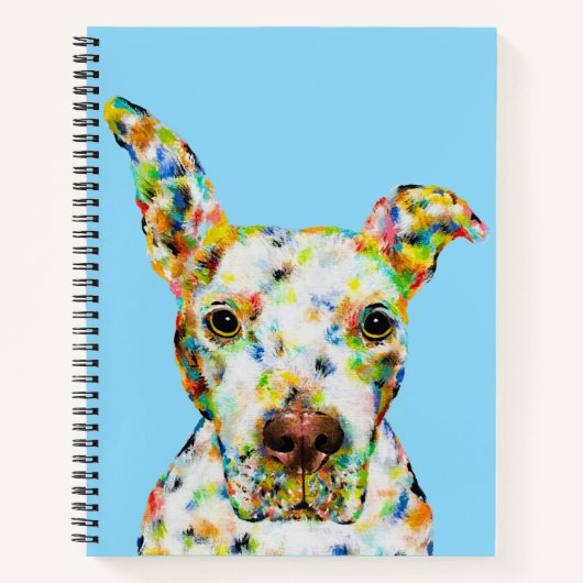 Pitbull Notebook 8.5" x 11" ノートブック (正面)
