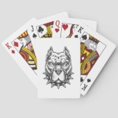 Pitbull Poker cards  トランプ (裏面)