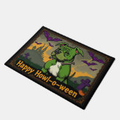 Pitbullstein ハッピーハウロウィン ドアマット (アングル)