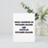 PITCAIRN ISLANDで何が起こるか ポストカード (スタンド正面)