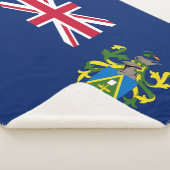 Pitcairn Islands Flag シェルパブランケット (3/4)
