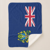 Pitcairn Islands Flag シェルパブランケット (正面)