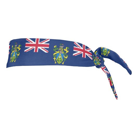 Pitcairn Islands Flag タイヘッドバンド (回転90)