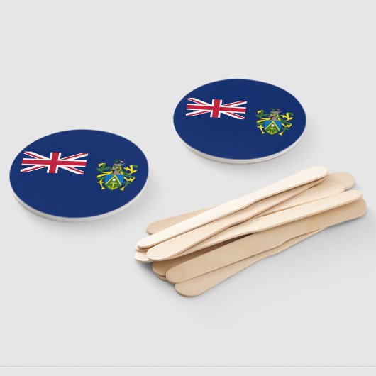 Pitcairn Islands Flag ハンドファン (組立なし)