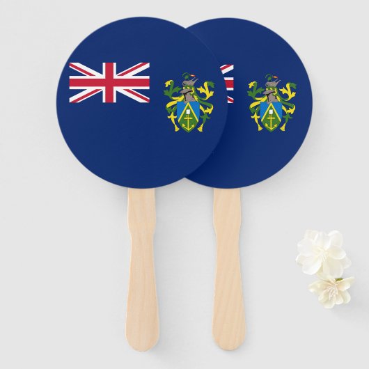 Pitcairn Islands Flag ハンドファン (正面&裏面)