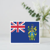 Pitcairn Islands - Flag - ポストカード (スタンド正面)