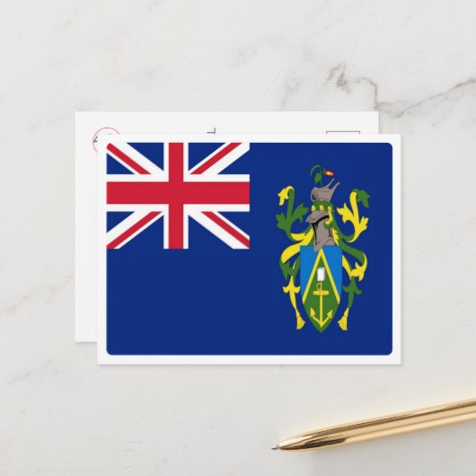 Pitcairn Islands - Flag - ポストカード (正面/裏面インサイチュ)