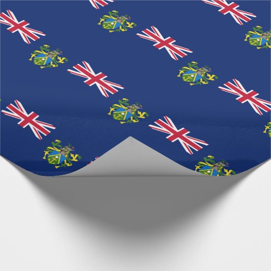 Pitcairn Islands Flag ラッピングペーパー (角)