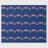 Pitcairn Islands Flag ラッピングペーパー (フラット)