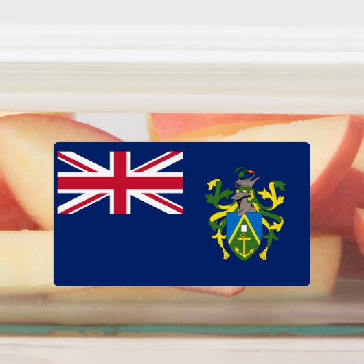 Pitcairn Islands Flag ラベル (貼付)