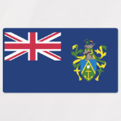 Pitcairn Islands Flag ラベル (デザイン1)