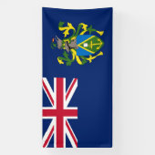 Pitcairn Islands Flag 横断幕 (縦)