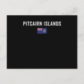 Pitcairn Islands Flag - Patriotic Flag ポストカード (正面)