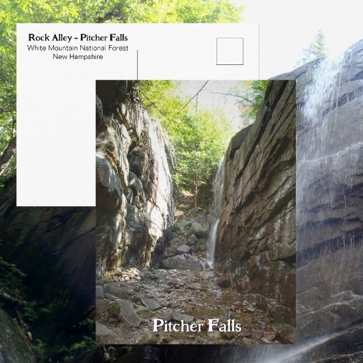Pitcher Falls Rock Alley White Mountains NH ポストカード