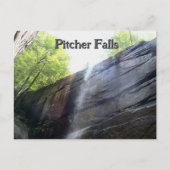 Pitcher Falls White Mountains NH Waterfall Photo ポストカード (正面)