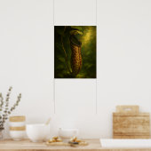 Pitcher Plant: Toxic Elegance Impressionist Art ポスター (キッチン)
