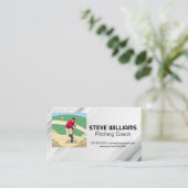 Pitcher Throwing Baseball 名刺 (スタンド正面)