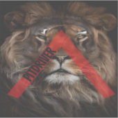 PitDriverライオンロゴシール シール (正面)