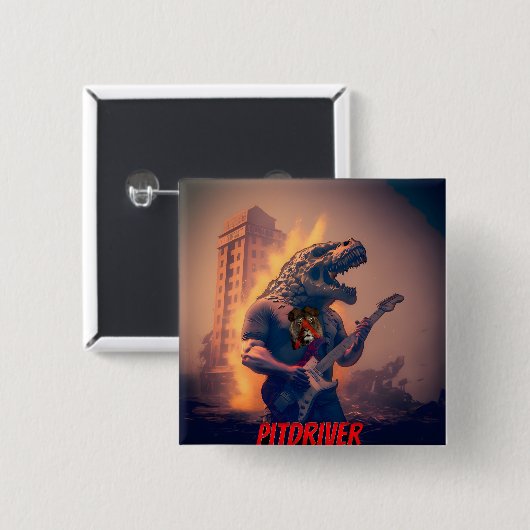 PitDriver PitZillAスワッグボタン 缶バッジ (正面&裏面)