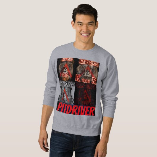 PitDriver Raw Riffs Live Albums Sweet Shirt スウェットシャツ (正面フル)