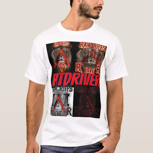 PitDriver Raw Riffs Live I - IVアルバムシャツ Tシャツ (正面)