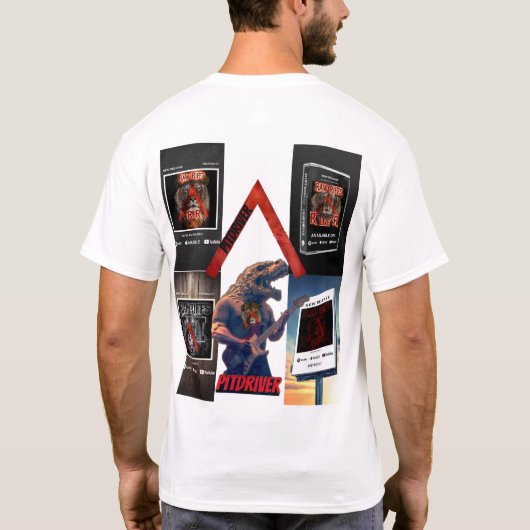 PitDriver Raw Riffs Live I - IVアルバムシャツ Tシャツ (裏面)