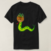 PITHON Pi Day Python Pie Math Snake Wild Animal Na Tシャツ (デザイン正面)