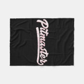 Pitmaster 100% Bbq Pitmasterシャツ フリースブランケット (正面(横))