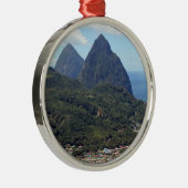 PitonsおよびSoufriere メタルオーナメント (右)