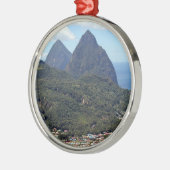 PitonsおよびSoufriere メタルオーナメント (左)
