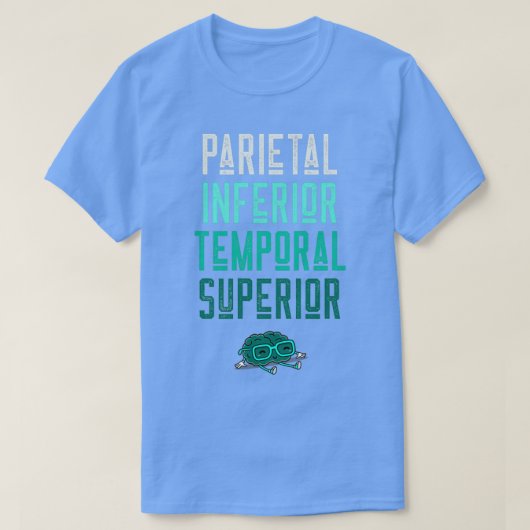 PITSを覚えて、病理検眼医を見つける Tシャツ (デザイン正面)