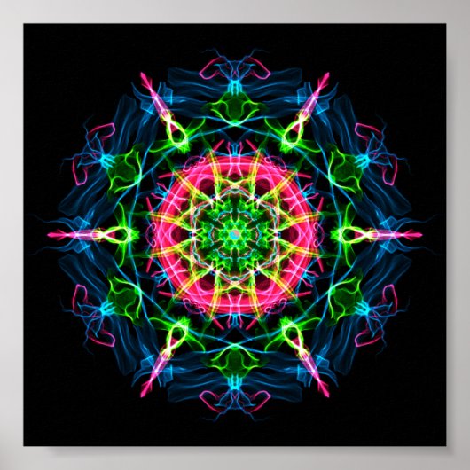 Pitta Dosha Balancing Ayurveda Mandala II ポスター (正面)