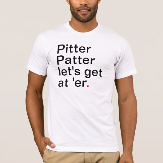 Pitterの軽い音はえーで「得よう Tシャツ (正面)