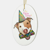 Pittieのパーティー セラミックオーナメント (左)