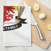 Pittmanの家紋 キッチンタオル (四つ折り)