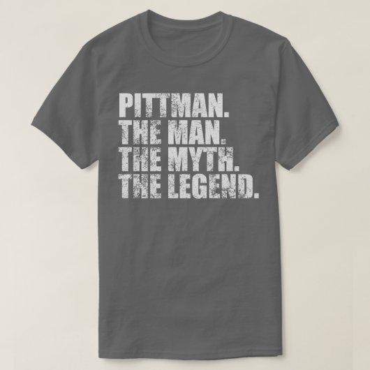 PittmanPittmanファミリー名Pittman姓Pittm Tシャツ (デザイン正面)