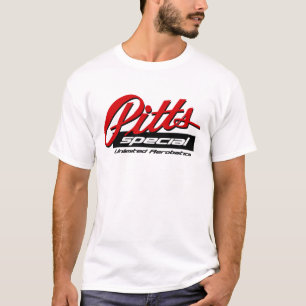 Pittsの特別なロゴのティー Tシャツ