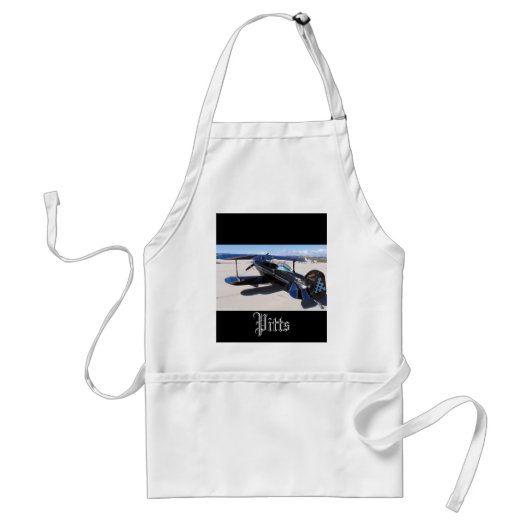 Pittsの特別な青、Pitts スタンダードエプロン (正面)