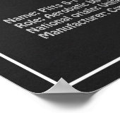 Pitts S-1C – 飛行機の設計図の計画PD ポスター (角)