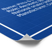 Pitts S-1C – 飛行機の設計図プランABD ポスター (角)