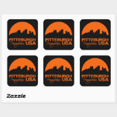 PITTSBURGHスタンプ スクエアシール (シート)