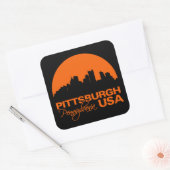 PITTSBURGHスタンプ スクエアシール (封筒)