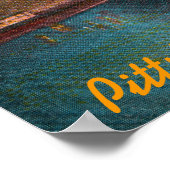 Pittsburgh By Moonlight Poster ポスター (角)