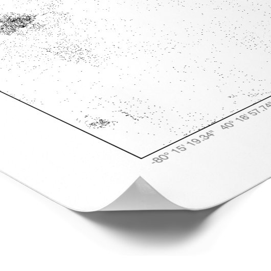 Pittsburgh Census Dotmap ポスター (角)